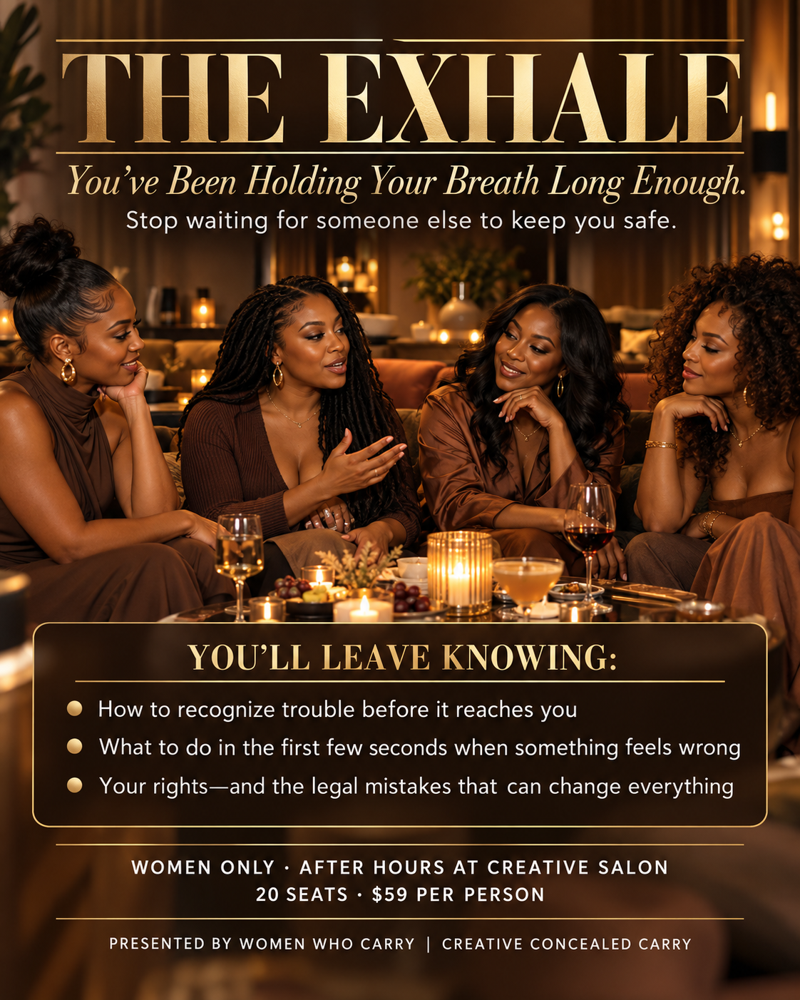 The Exhale ~ Women's Intro to Firearms