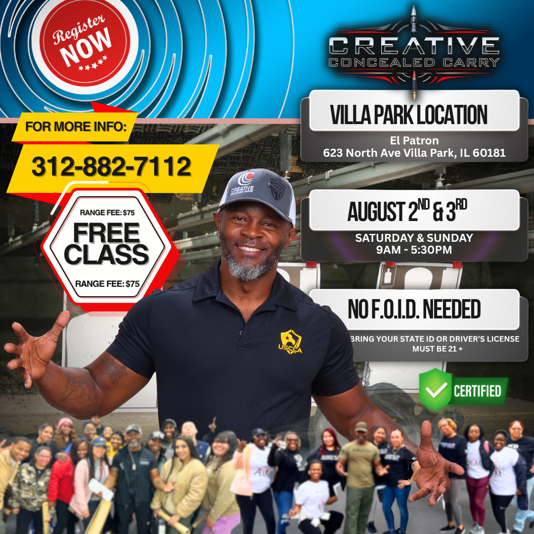 (Villa Park Location) FREE Concealed Carry Class (2 DAYS SAT & SUN)