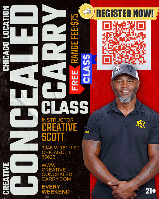 (Chicago Location) FREE Concealed Carry Class (2DAYS SAT & SUN)